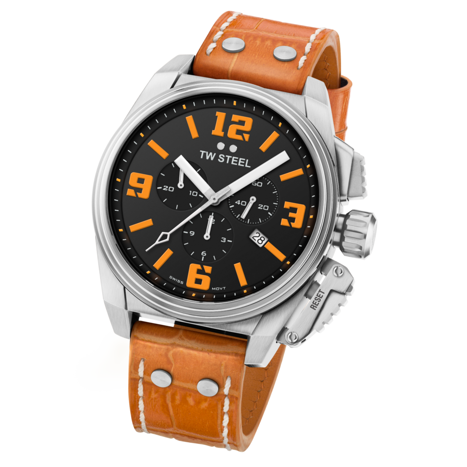 TW Steel Canteen Chrono Black Dial Watch