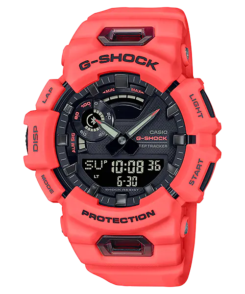 G-Shock G-Squad Red Resin Band Watch GBA900-4A - Main Image
