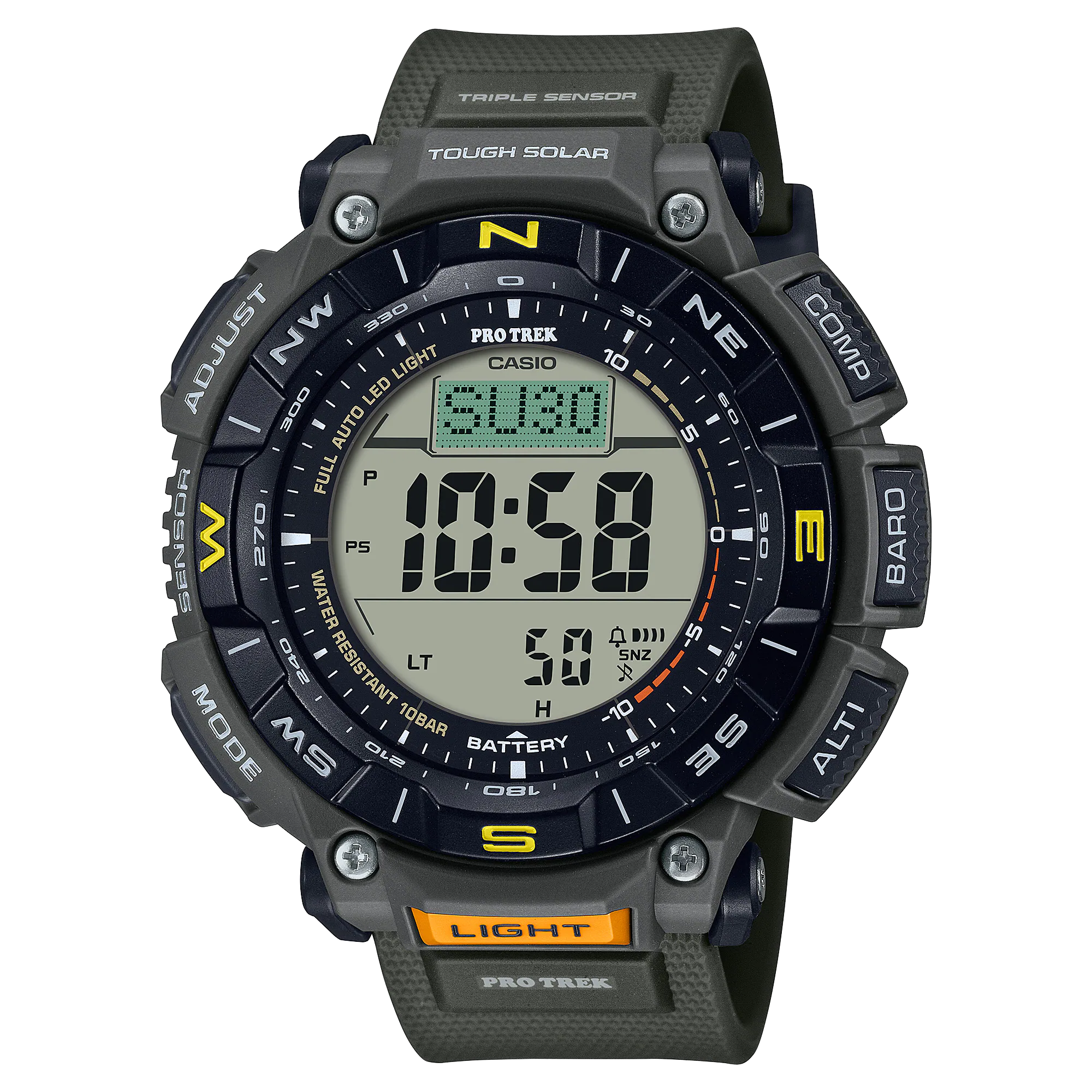 Casio Pro Trek Bio Mass Tough Solar Watch PRG340-3