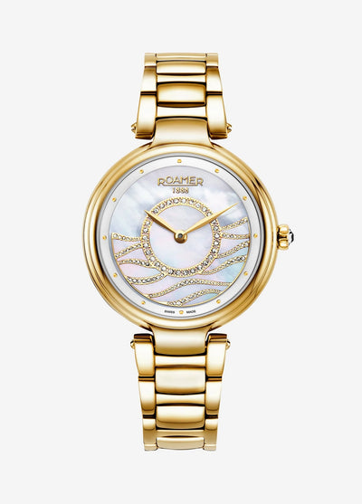 Roamer Lady Mermaid Gold Stainless Steel Watch 600857 48 15 50