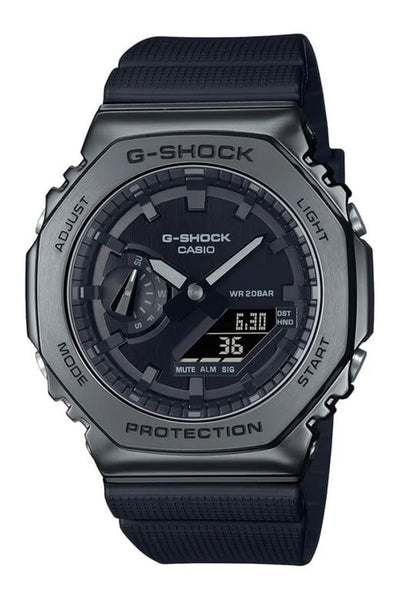 G-Shock Black on Black Metal GM2100BB-1A