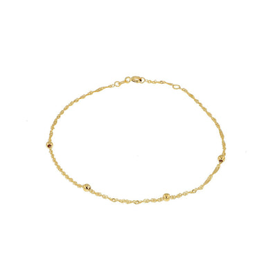 9k gold deals anklet