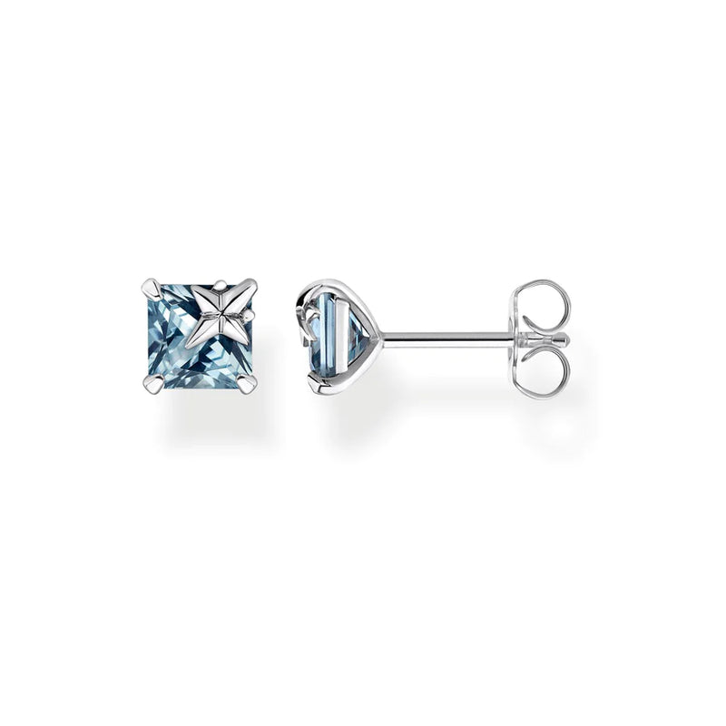 Thomas Sabo Ear Studs Blue Stone TH2116AQ