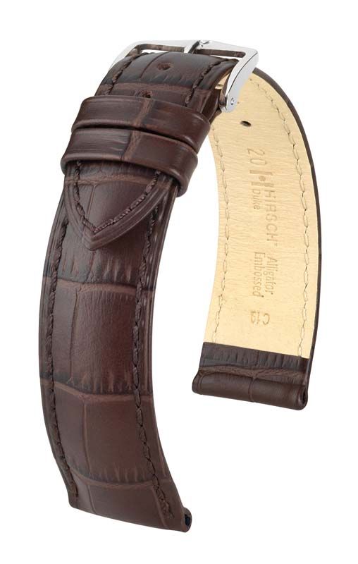 Hirsch Duke L Finest Italian Brown Leather Band
