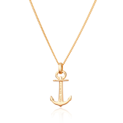 Paul Hewitt Anchor Spirit Gold Necklace