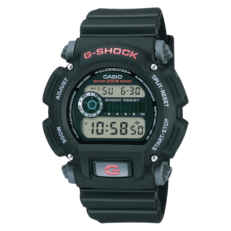 G-Shock Digital Black Resin Band Watch DW9052-1