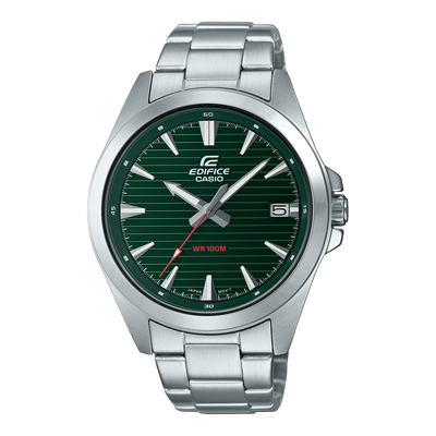 Casio Edifice Analog Green Dial Watch EFV140D-3A