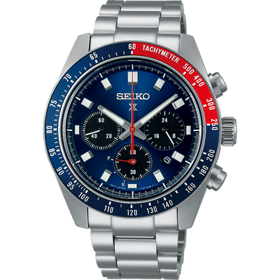 Seiko solar chronograph tachymeter hot sale