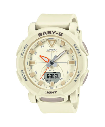 Baby-G Standard Analog Digital Beige Resin Band Watch BGA310-7A