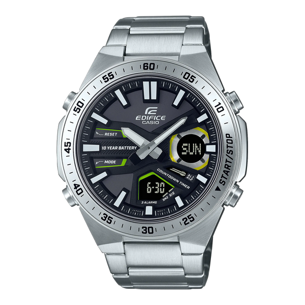 Casio Edifice Analog Black Dial Watch EFVC110D-1A3