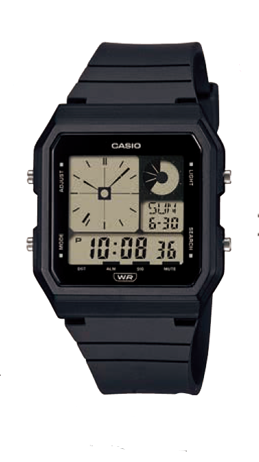 Casio Black Resin Band Watch LF20W-1A – Watch Direct