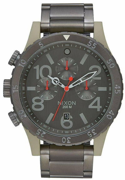 Nixon 48-20 Chrono Quartz 200M A486-2220-00 Mens Watch