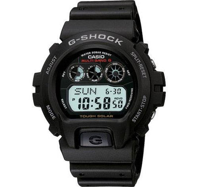 New Casio G-Shock Tough Solar Atomic Black Digital Gw6900-1 - Mens Watch