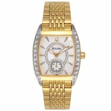 Bulova Diamond Gold-Tone Steel 98W05 - Womens Watch