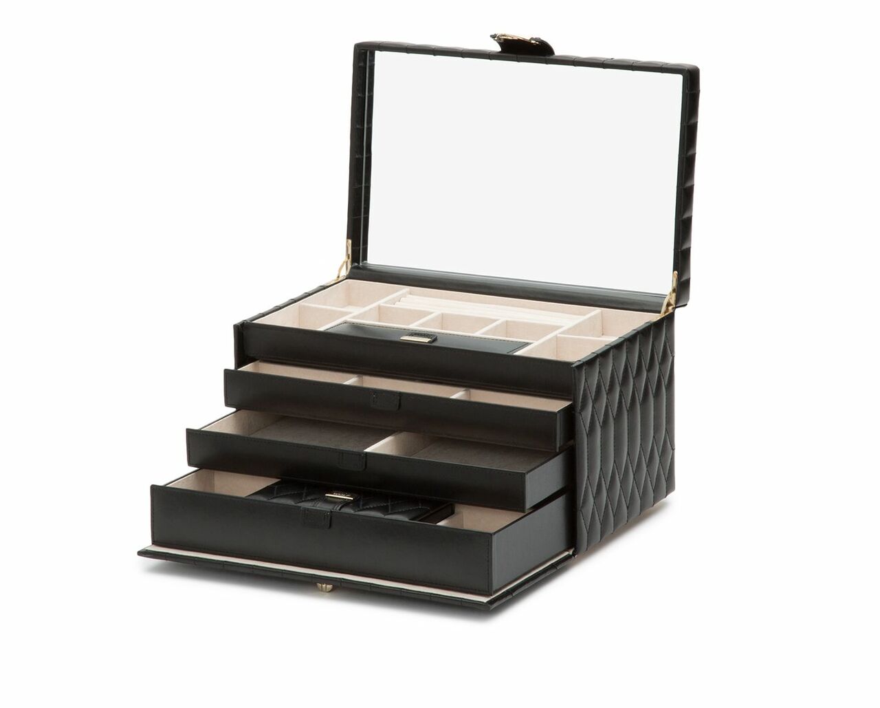 Wolf Caroline Large Jewellery Case