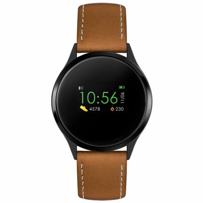 Reflex Active Series 4 Black Tan Smart Watch -DISCONTINUED