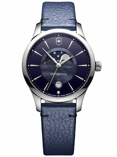 Victorinox Alliance Blue Mother Of Pearl Dial Womens Watch
