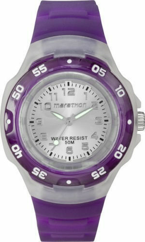 Timex Purple Rubber Quartz Analog Womens Watch