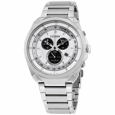 Citizen Eco-Drive Chronograph Tachymeter At2150-51A Mens Watch