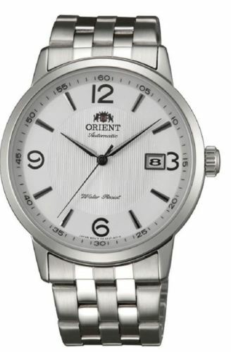 Orient Symphony White Dial Stainless Steel Mens Watch