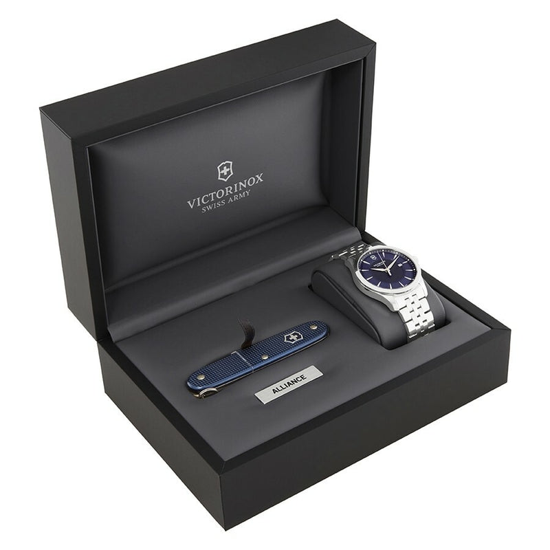Victorinox Alliance Blue Dial Stainless Steel 241802.1 Mens Watch