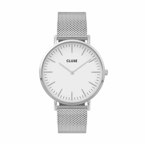 CLUSE Boho Chic Mesh Silver Watch CW0101201002 – Watch Direct