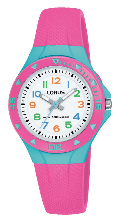 Lorus Casual Pink Kids Sports Watch