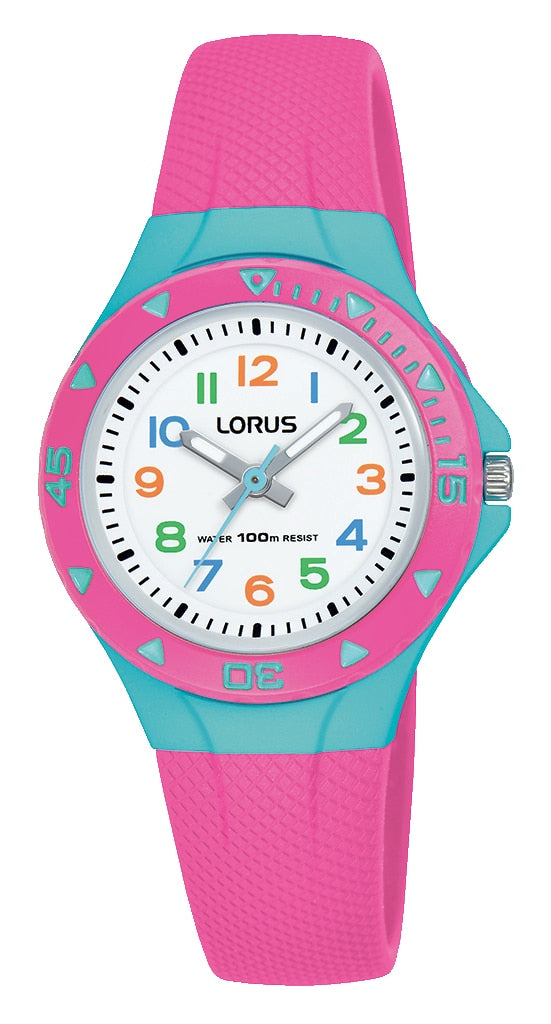 Lorus Casual Pink Kids Sports Watch