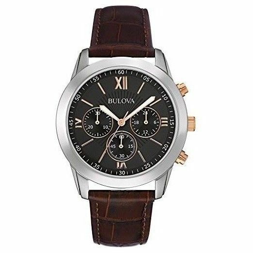 Bulova Chronograph Black Dial Mens Watch