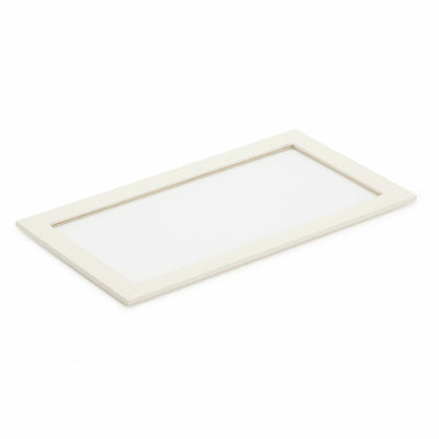 Wolf Vault Tray Glass Lid Ivory