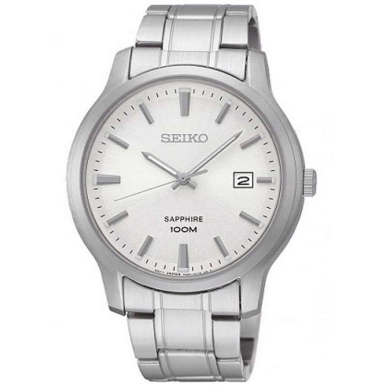 Seiko Neo Classic White Dial Stainless Steel Sgeh39 Mens Watch