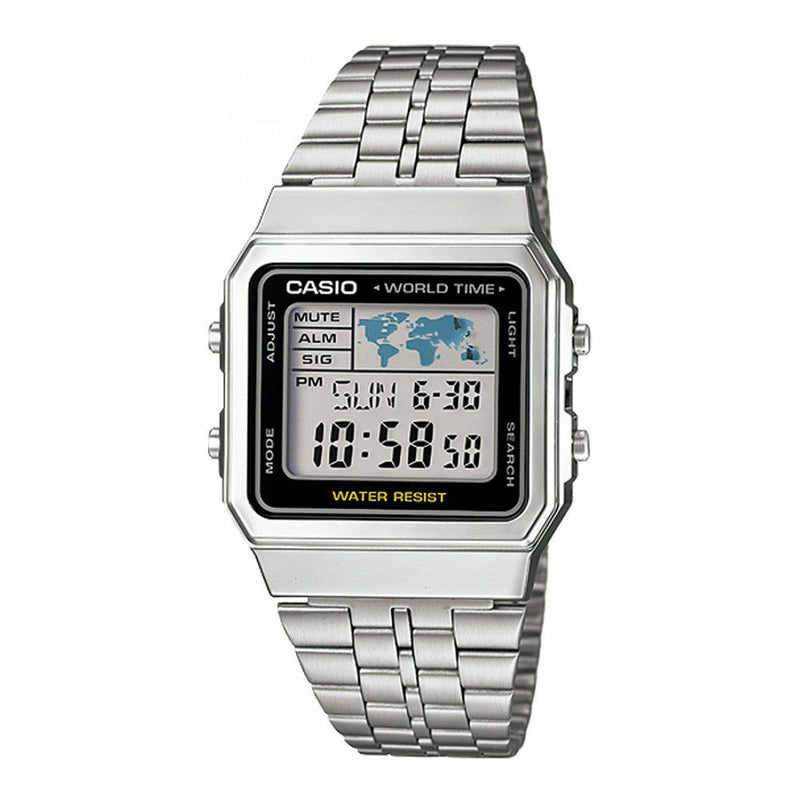 Casio Alarm World Time Digital A500Wa-1D Mens Watch