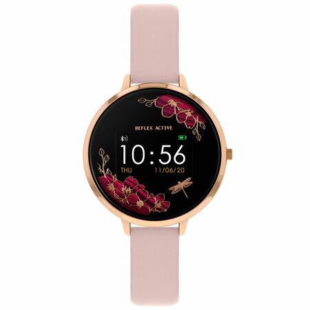 Reflex Active Series 3 Rose Gold Pink Floral Smart Watch Watch Direct