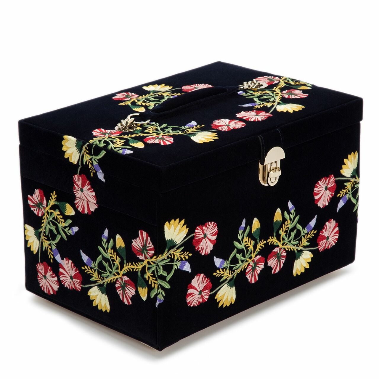 Wolf Zoe Large Jewellery Box Indigo – Watch Direct