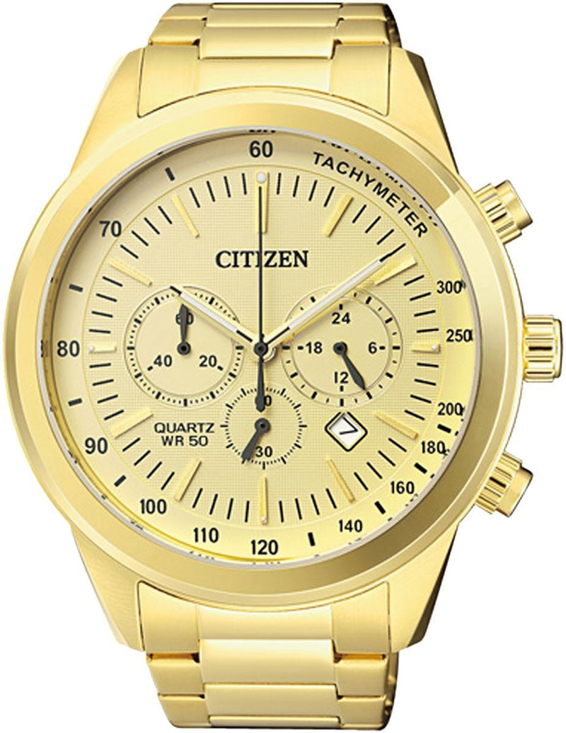 Citizen Analog Gold Dial An8152-51P Mens Watch