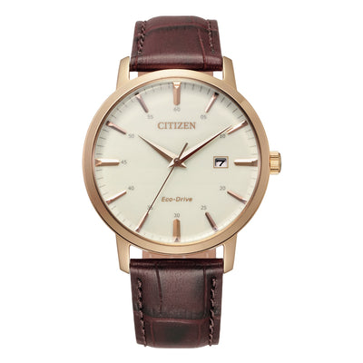 Citizen Dress Eco-Drive Brown Leather Band Watch BM7463-12A