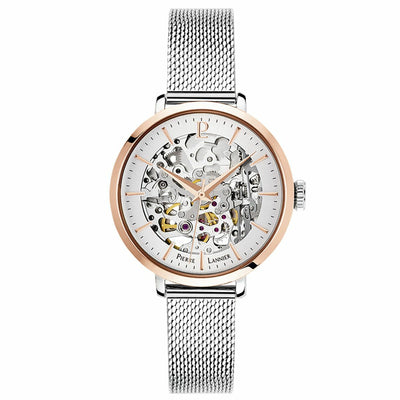 Pierre Lannier Automatic Skeleton Rose Gold Silver/Silver