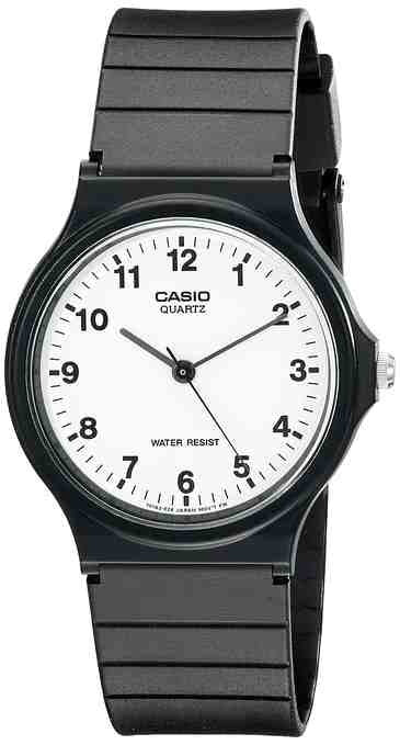 Casio Classic Analog Quartz White Dial Mq-24-7Bl Mens Watch