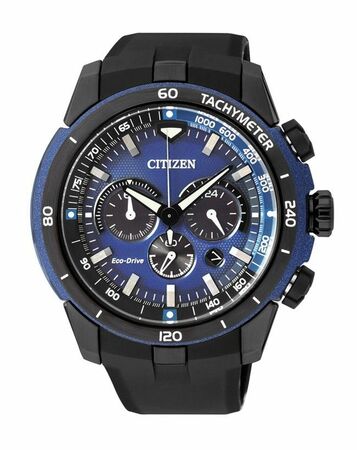 Citizen Eco-Drive Chronograph Tachymeter Ca4155-04L Mens Watch
