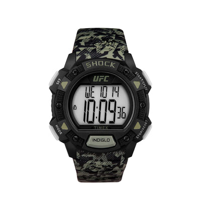 Timex UFC Core Shock 45mm Resin Strap Watch TW4B27500 Watch