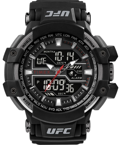 Timex UFC Combat 53mm Resin Strap Watch TW5M51800