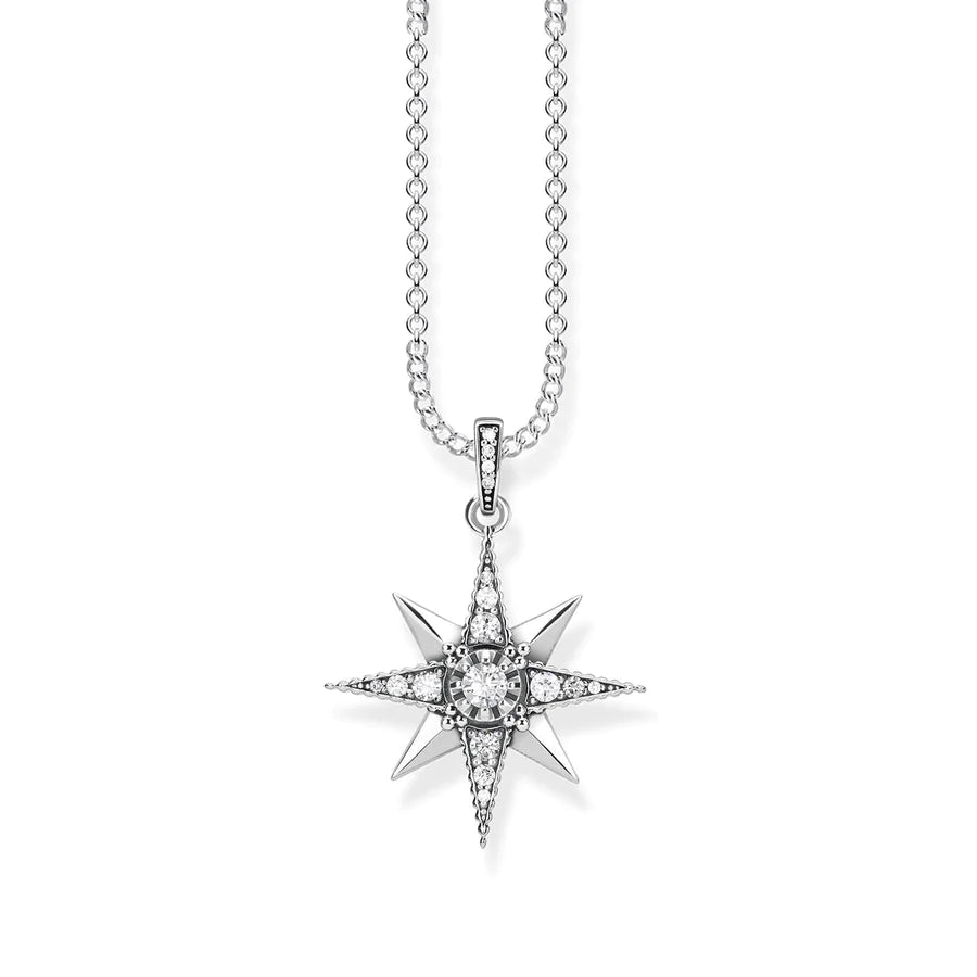 Thomas Sabo Royalty Star White Necklace