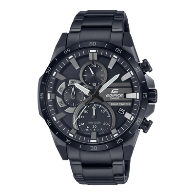 Casio Edifice Chronograph Black Stainless Steel Watch EQS940DC-1A
