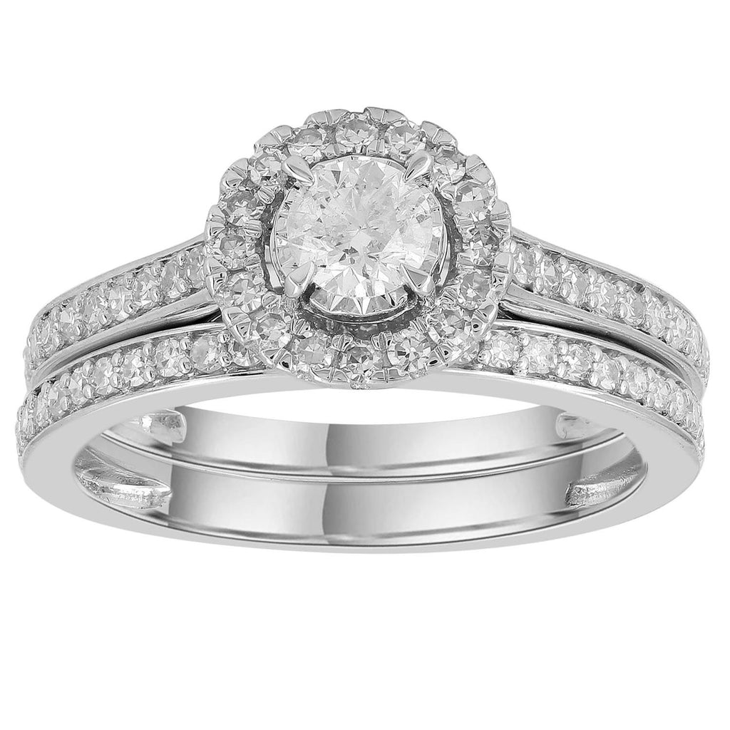 Diamond wedding clearance sets white gold