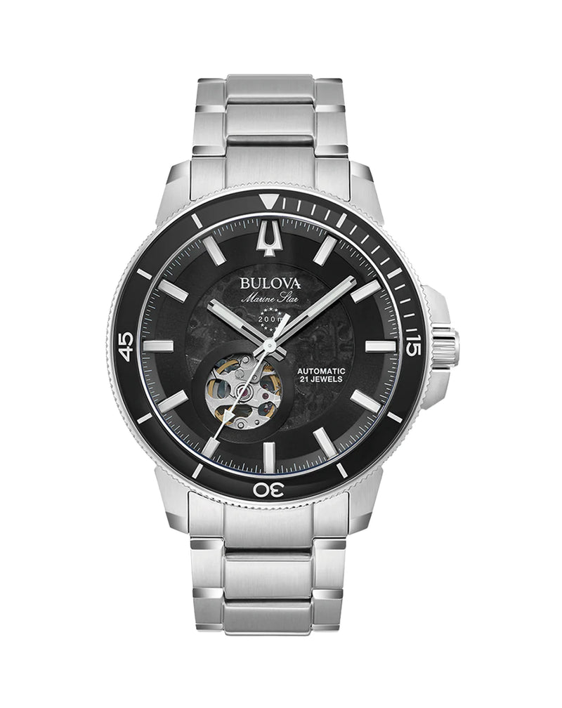 Bulova Marine Star Men's Automatic Nautical Watch 96A290