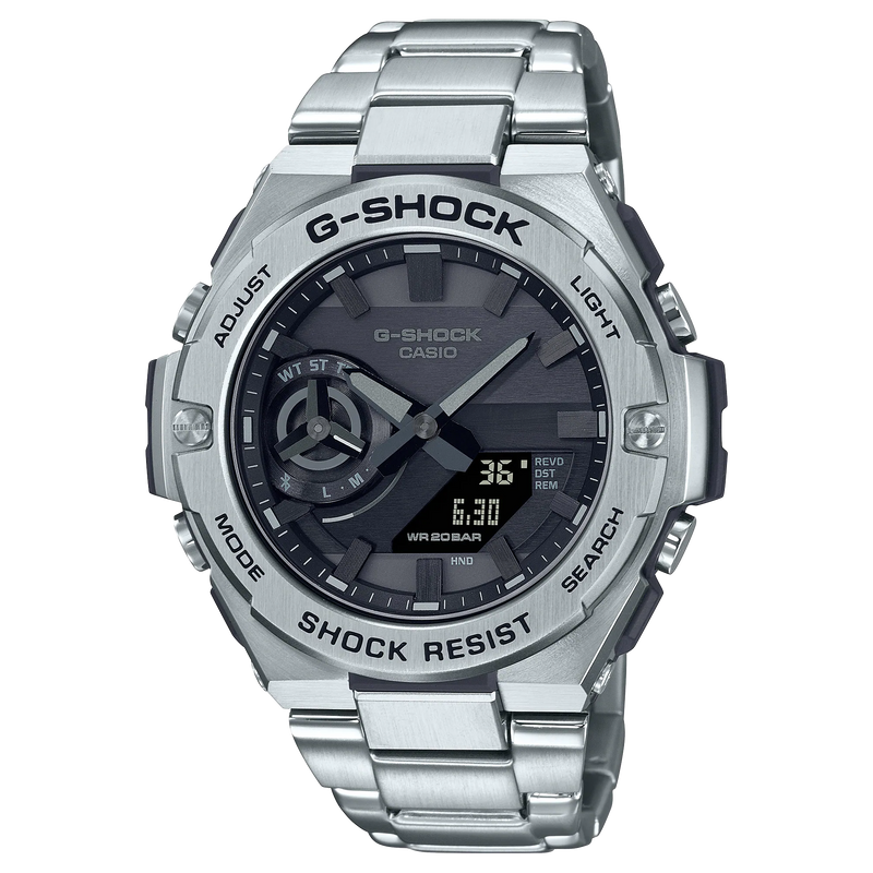 G-Shock G-Steel Solar Stainless Steel Band Watch GSTB500D-1A1