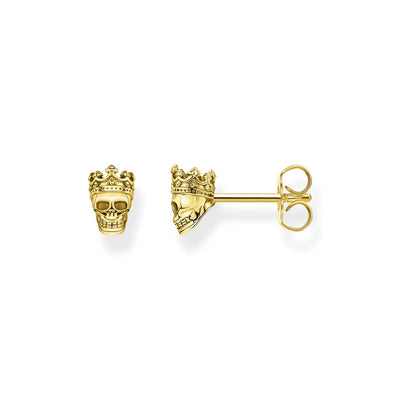 Thomas Sabo Ear Studs Skull Gold TH2163Y Watch Direct