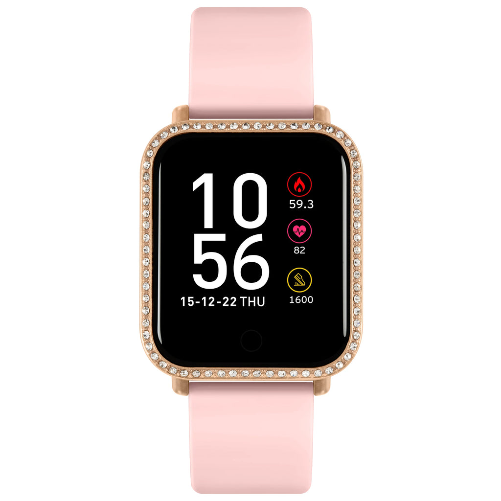 Pink colour smart online watch