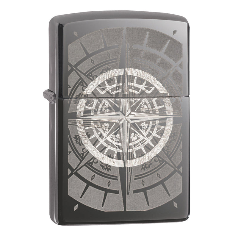 Zippo 29232 8 Points Black Ice Laser/Auto Engrave Lighter