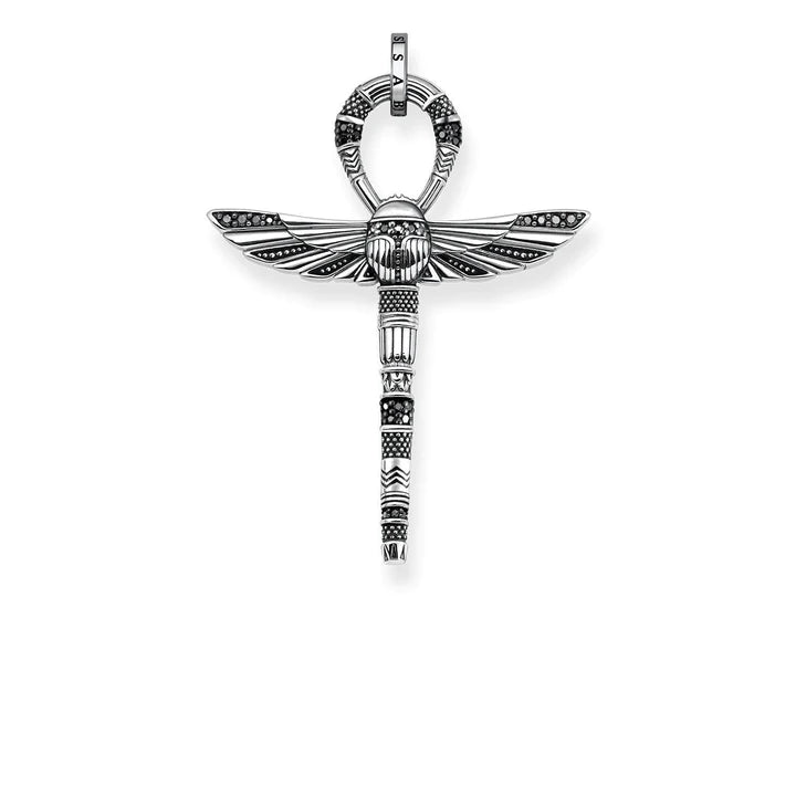 Thomas Sabo Cross of Life Ankh with Scarab Pendant